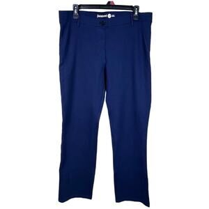 Betabrand Womens Navy Blue Stretch Pull On Pants Size XL Slacks
